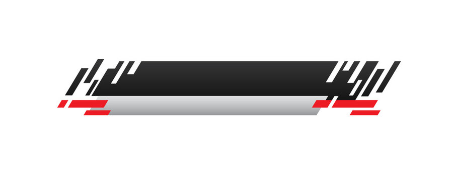 banner Bars. Sport News. Streaming Video template PNG