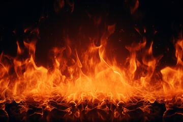 Match flame background