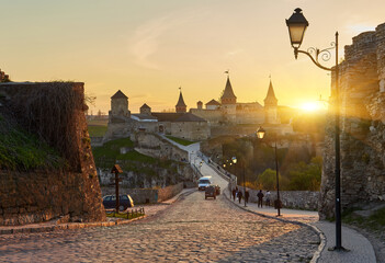 ancient Kamianets-Podilskyi Castle in Ukraine
