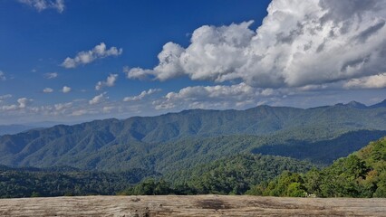 panorama of the mountains