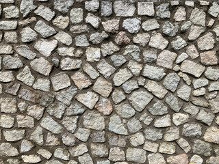 Background of stone wall texture Closeup Selective focus