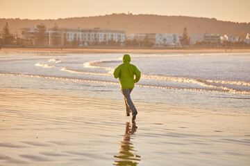 Coastal Run in Essaouira