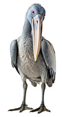 Obraz premium Shoebill isolated on the transparent background PNG.