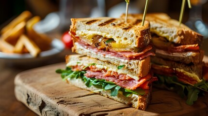 Naklejka na ściany i meble Club Sandwich