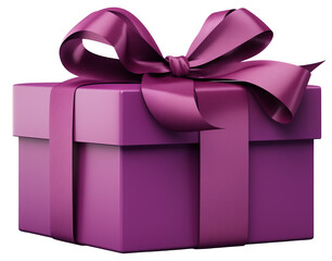 Gift box isolated on transparent  background, png Generated by AI