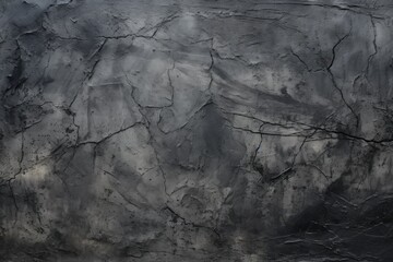 Wall texture with filler paste applied with spatula decorative black putty background. , chaotic...