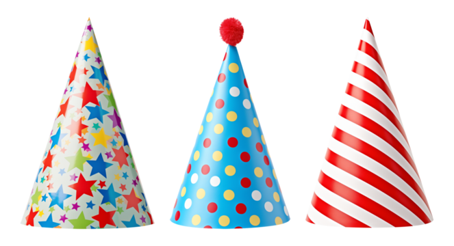 Birthday Party Hat Isolated on Transparent Background
- Powered by Adobe