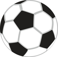 A football isolated vector illustration