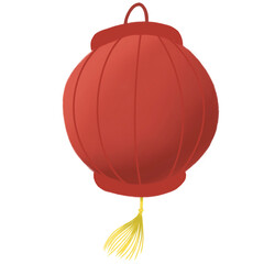 Red lantern illustration perfect for lunar new year and chinese festival design