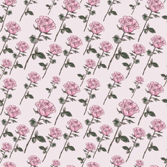 seamless pattern with flowers