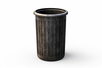 garbage can isolated on white background