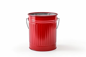 garbage can isolated on white background