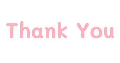 Watercolor Thank You Card Printable — Pink Design