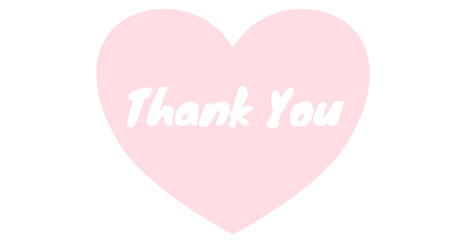 Handcrafted Watercolor Thank You Card &mdash; Pink Splash