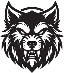 Beast Wolf Head Design