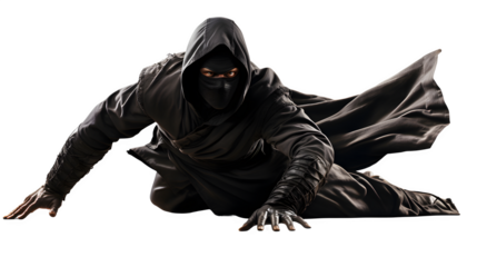 Assassin PNG, Transparent background assassin, Stealthy killer graphic, Deadly operative icon, Assassin image, Covert operative illustration, Secret agent file, Stealth assassin icon