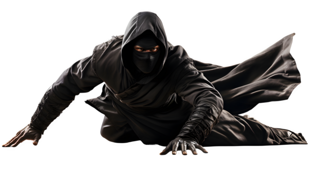 Assassin PNG, Transparent background assassin, Stealthy killer graphic, Deadly operative icon, Assassin image, Covert operative illustration, Secret agent file, Stealth assassin icon