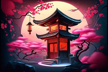 Celebrate Prosperity Chinese New Year and the Ancient Lunar Cycle, Generative Ai