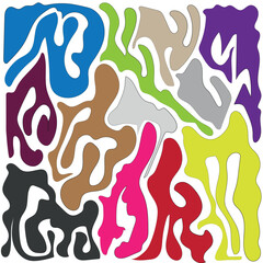 abstract pattern with shapes