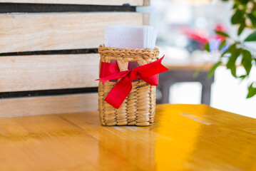 Box of tissues woven