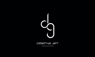DG, GD, D, G abstract letters logo monogram