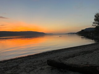 Sonnenuntergang &Uuml;berlinger See