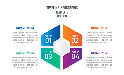 Infographic template for business. diagram for business, modern style, presentation vector infographic.