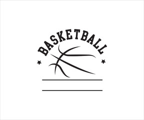 Basketball Team Name Custome Design Basketball Custom Logo  Cut files for your craft work
