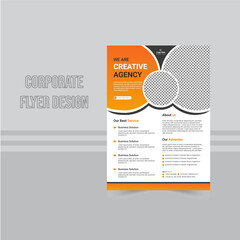 Corporate Excellence Flyer Layout design template for infographics