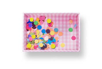 Confetti in a box