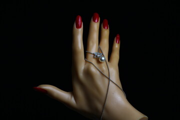shahmaran bracelet
shahmaran bracelet Beautiful girl with set jewelry . Woman in a necklace with a...