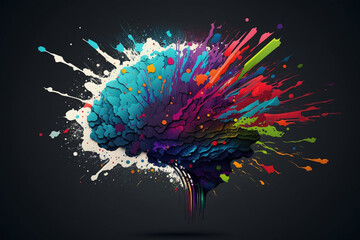 gaya otak modern berwarna warna