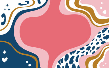 Abstract background poster. Good for fashion fabrics, postcards, email header, wallpaper, banner, events, covers, advertising, and more. Valentine's day, women's day, mother's day background.