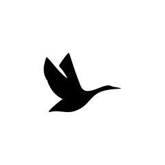 Bird silhouette vector 