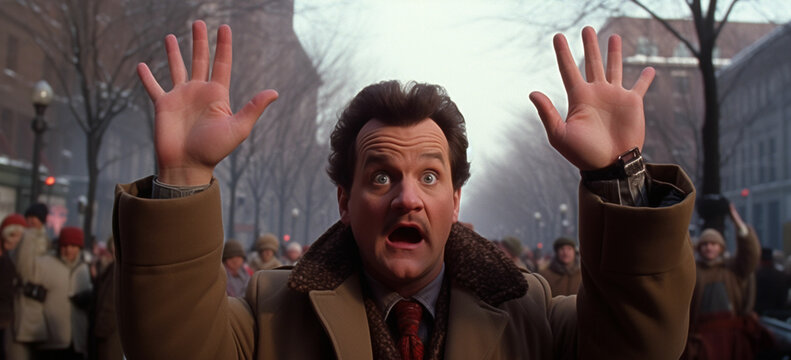 man holding ground hog