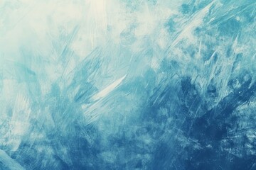 Ice texture, abstract blue background - obrazy, fototapety, plakaty