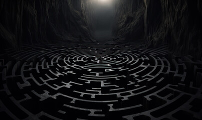 Finding a way out of the black labyrinth.