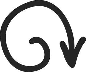 Hand-Drawn Vector Arrow Illustration