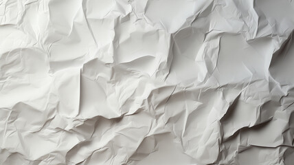 Fototapeta premium White crumpled paper texture