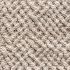 Knitted seamless pattern, farmhouse style. Ai generated