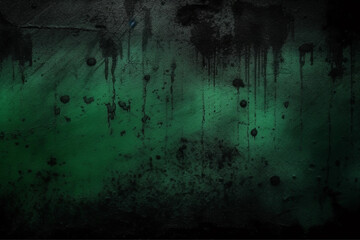 Green color abstract dirty grunge background
