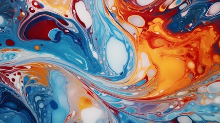 Witness the vibrant symphony of colors as the HD camera zooms in on the detailed marble texture