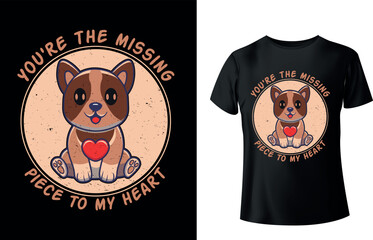 A Cute Dog With Happy Valentine's Day