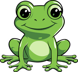 Fototapeta premium Frog vector illustration
