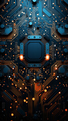 Techno Wonderland: Exploring the Intricacies of a Futuristic Circuit Board