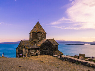 Fototapeta premium Sevanavansk Monastery, Lake Sevan, Armenia