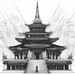 Collection of temple architectures