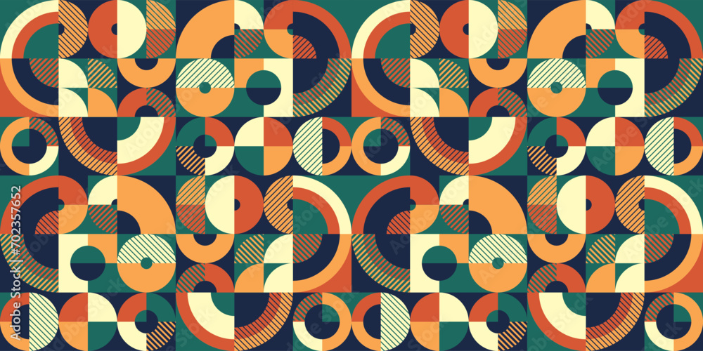 Poster seamless vector abstract background, geometric seamless pattern, tiling endless wallpaper with geome