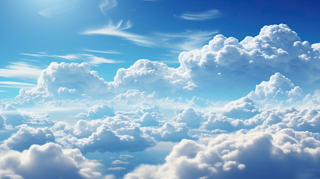 Above the Clouds: A Breathtaking View of the Sky and Earth