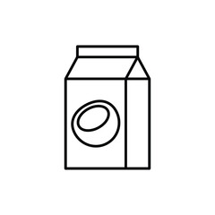 coconut milk icon vegan plant milk icon